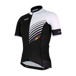 Doltcini dečiji biciklistički dres katkog rukava pro white - forza kids,8godina ( 1372-8god )