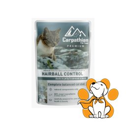 Carpathian Pet Food Cat Hairball Duck 80g, Protiv Stvaranja Dlakavih Kuglica