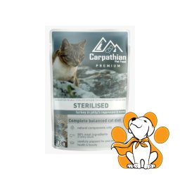 Carpathian Pet Food Cat Sterilised Turkey 80g, Vlažna Hrana Za Sterilisane Mačke
