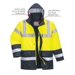 Portwest Jakna hi-vis traffic dvobojna s466, žuta, vel.m ( 61557 )