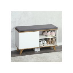 Kesper ksp15942 cipelarnik sa jastukom za sedenje beli 77 x 48 x 30 cm