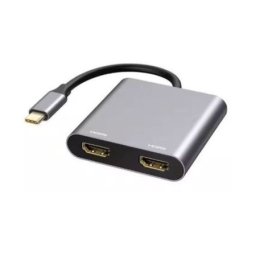 E-green usb 3.1 tip c (m) - 2 x hdmi Adapter ( 61552 )