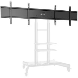 ONKRON Dual Screen VESA Panel Accessory for TS1881 Mobile TV Stand up to 90.9 kg, Black
