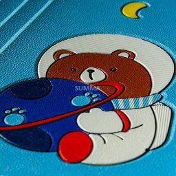 Dečije 3D tapete - Meda astronaut i planeta