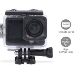 ACAM31BK Dual screen action cam with HD 1080p@30fps resolution Nedis