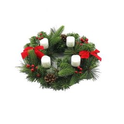 Adventski venac sa LED svećama ( 41-098000 )