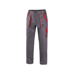 Canis Radne pantalone do struka luxy josef sivo-crvene vel.54 ( 55214 )