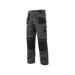 Canis Radne pantalone do struka orion teodor plus sivo-crne vel.60 ( 66295 )