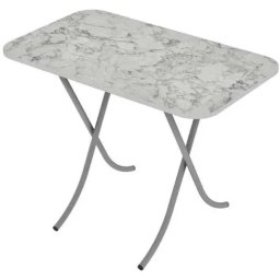 ALESTA AL10028BM sto višenamenski sklopivi tekstura beli mermer 60X100CM