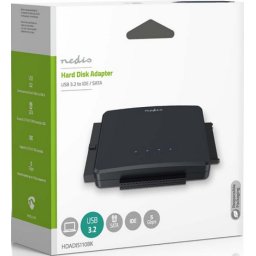 HDADIS110BK USB3.2 za 2.5-3.5 HDD, IDE + SATA Adapter