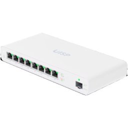 Ubiquity (8) gbe rj45 ports with 27v passive poe output ( uisp-s-eu )