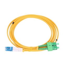 ExeLink patchcord LC/UPC-SC/APC SM, Duplex, G657A, 3mm, 0,5 m ( EXE058 )
