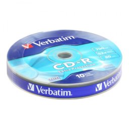 VERBATIM 700MB 52X 43725/WRAP PAKOVANJE 1/10