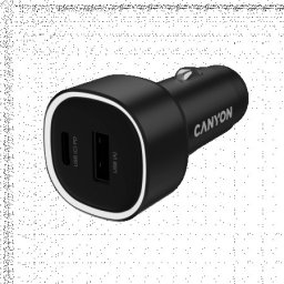 Canyon ondrive 85 pd 85w usb-a+usb-c black car charger ( CNE-CCABR8AC )