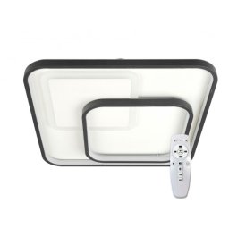 Plafonjera 2x24W 180~260V 3CCT 3000/4000/6500K crna SMD LED sa daljinskim 2.4G M205470
