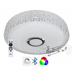 LED plafonjera bela 2x18W 180~260V WRGB fi350mm SMD sa zvučnikom 5W, bluetooth, Android/iOS APP iLink (muzička plafonjera) smart M205440-BT