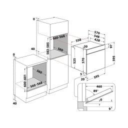WHIRLPOOL OMK58HU1B ugradna rerna
