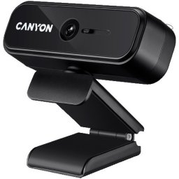Canyon C2N 1080P full HD 2.0Mega fixed focus webcam with USB2.0 connector, 360 degree rotary view scope, built in MIC, Resolution 1920*1080