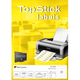 Herma etikete topstick 105X57 A4/10 1/100 ( 02H8734 )