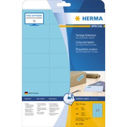 Herma etikete 70X37 A4/24 1/20 plava ( 02H4468 )