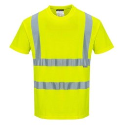 Portwest Majica visoke vidljivosti cotton comfort s170 sa kratkim rukavima, žuta, vel.3xl ( 62858 )