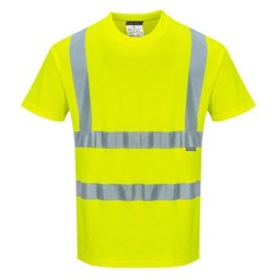 Portwest Majica visoke vidljivosti cotton comfort s170 sa kratkim rukavima, žuta, vel.xl ( 62856 )