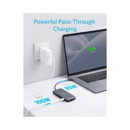 Anker USB-C Data Hub 8u1 10Gbps crni