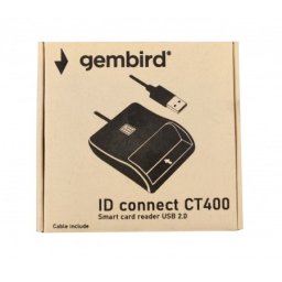 Gembird crdr-ct400 ** smart card reader USB 2.0 citac za licne karte, saobracajne, bankarske (599)