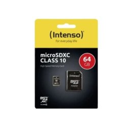 Intenso 64GB Class10 3413490 + adapter Micro SDXC