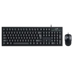 Genius KM-100SE USB US crna Tastatura + miš
