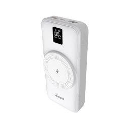 Xwave Power bank eksterna baterija 20000mAh/20W/15W wireless/PD/QC3.0 (bela)