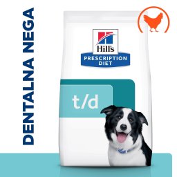 Hill’s Prescription Diet t/d Dental Care Hrana za Pse sa Piletinom 4 kg