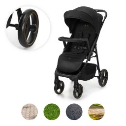 KINDERKRAFT KOLICA ZA BEBE SA TACNOM TRIG 3 BLACK