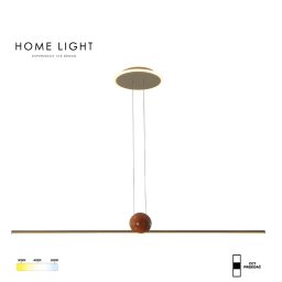 LED VISILICA 24W 3000K WW SOLEA 166 CAPPUCCINO CRVENA BBLINK