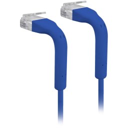 Ubiquiti UniFi Patch Cable U-Cable-Patch-RJ45-BL-50 Ultra-thin patch cable with GbE support and flexible, bendable boots for enhanced installation versatility, Bendable booted RJ45