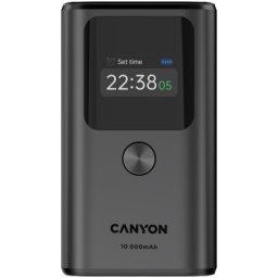 Canyon power bank OnPower 130 TFT 10000 mAh PD30W Dark Grey ( CNS-CPB130DG )