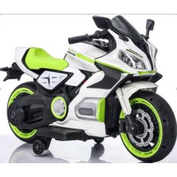 Dečiji motor na akumulator belo zeleni ( MB0390 )