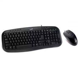 Genius KM-200 US USB, crna Tastatura + miš