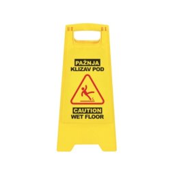Dmrk Samostojeći znak upozorenja Klizav pod latinica ( N023 )