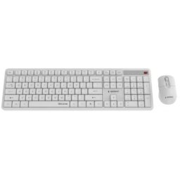 Gembird KBS-WMS-01-W Silent Key Pro Business bežični desktop set, bela, US raspored