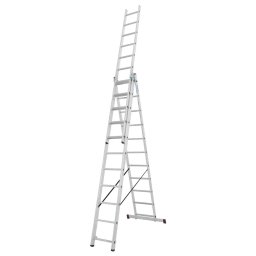 KRAUSE Corda Trodelne Aluminijumske Merdevine 3x11 - 6,45m
