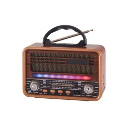 Prenosni retro RGB Bluetooth radio 7068BT/B NS-7068BT/B