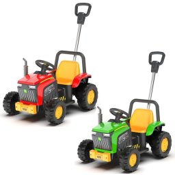 Traktor guralica za decu na akumulator 6V - 2u1 vozilo na baterije i guralica 498083
