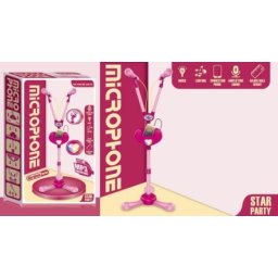 Stalak sa dva mikrofona roze ( 11/31478 )