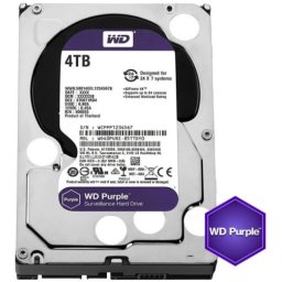WD 4TB WD44PURZ Sata3 256MB Purple Surveillance HDD