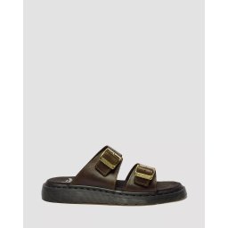 DR. MARTENS JOSEF SLIDE PAPUČE OLIVE