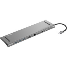 Sandberg Docking station Sandberg 10in1 USB-C - HDMI/VGA/LAN/3xUSB 3.0/USB C 136-31