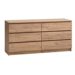 Komoda 3+3 fioke natur hrast