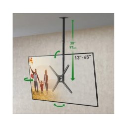 Barkan 3500B.B LCD TV plafonski nosač do 65 inča za ravne i zakrivljene televizore crni