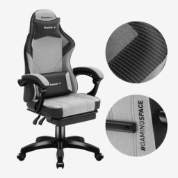 Huzaro gejmerska stolica force 3.7 grey ( 8326 )